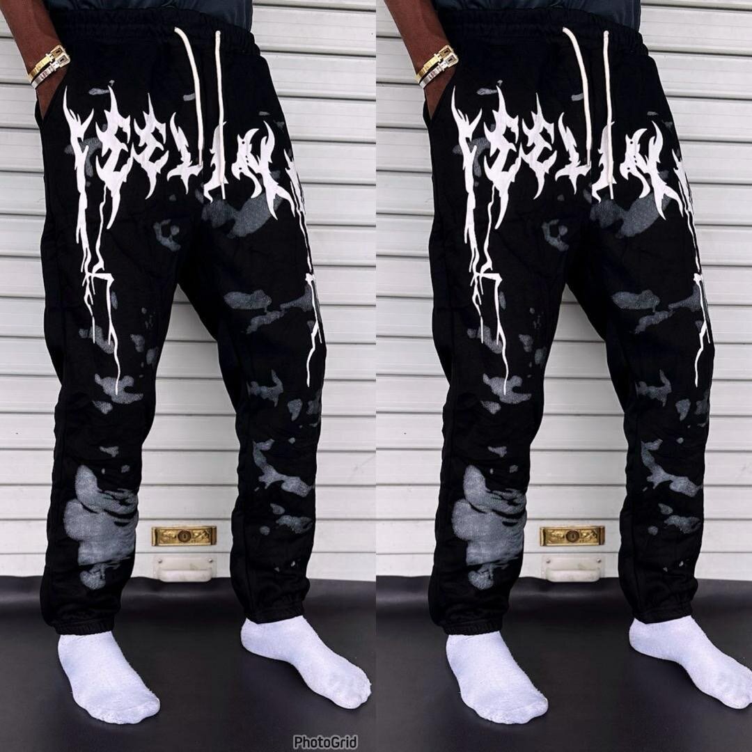 Pantalon streetwear graphique