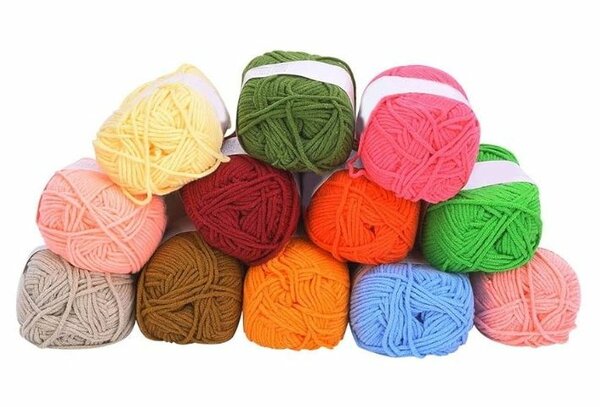 Pack de Fils à Tricoter Colorés