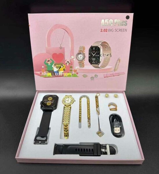 A 50  smart plus watch and accessories