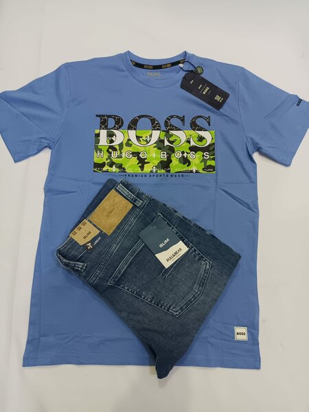 T-shirt and jeans for men