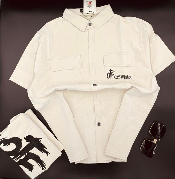 OFF-WHITE LEATHERED UP SHIRT