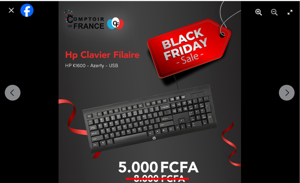 HP Clavier Filaire