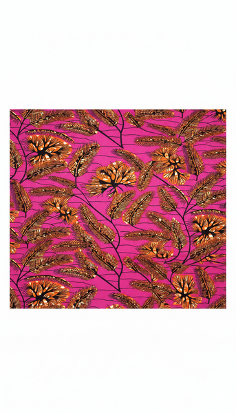 Tissu Wax Africain Rose