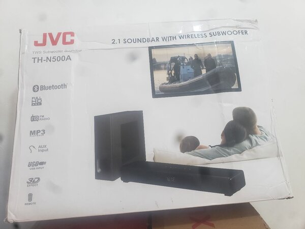 JVC 2.1 Soundbar with Wireless Subwoofer