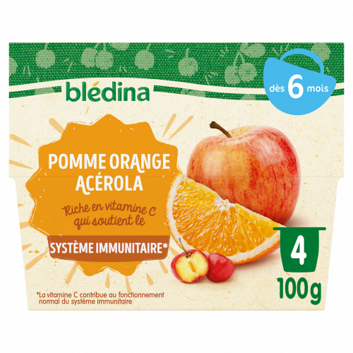 BLEDINA Purée Pomme Orange