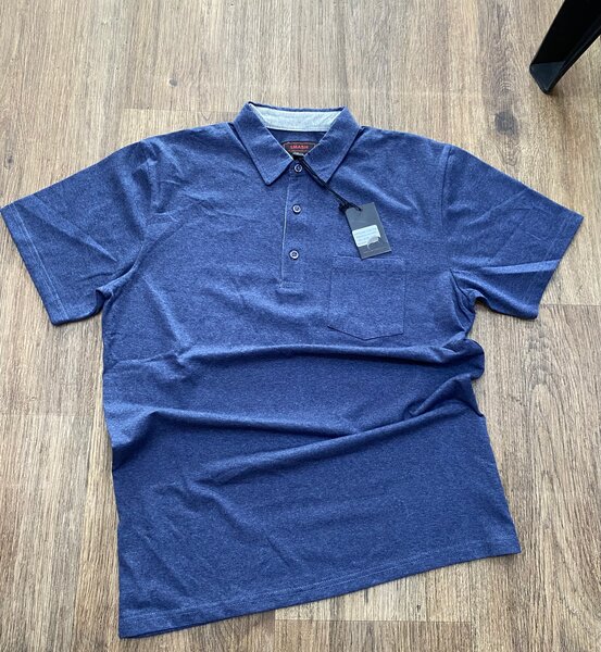 Polo classique bleu homme