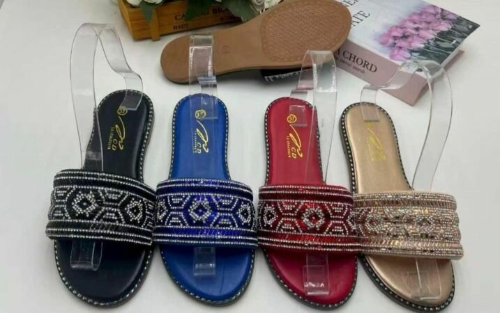 Sandales perlées élégantes