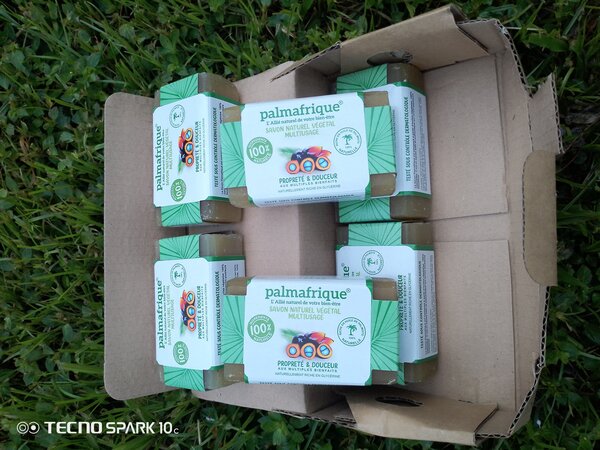 Savon palmafrique très moussante