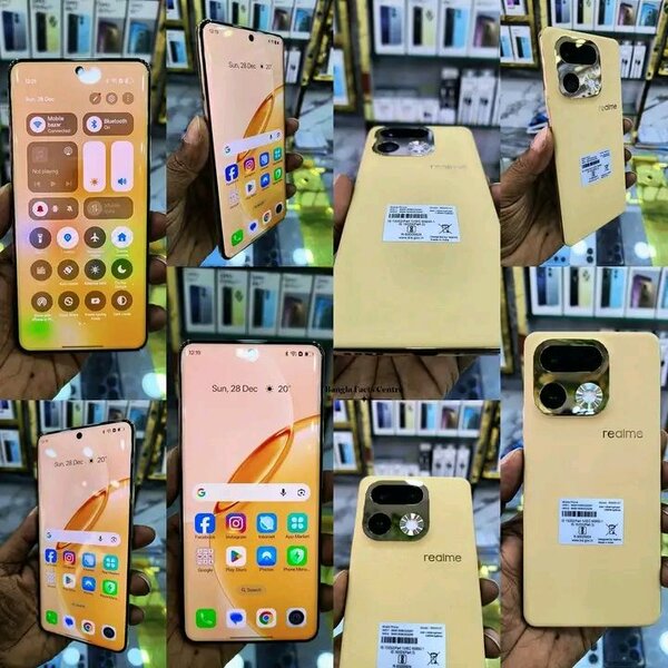 Téléphone portable Realme jaune