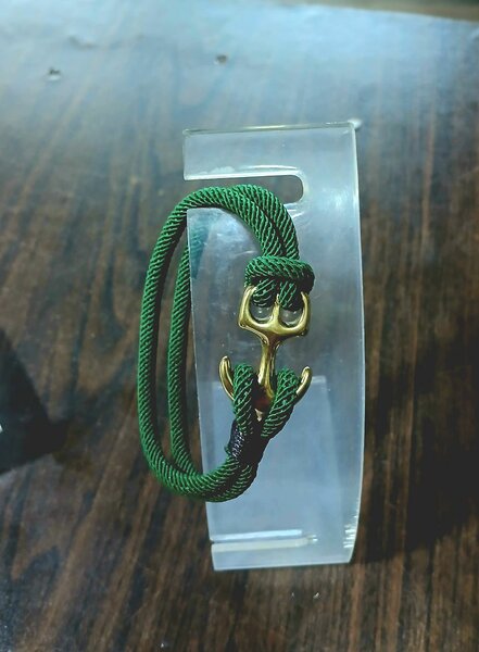 Bracelet ancre en corde