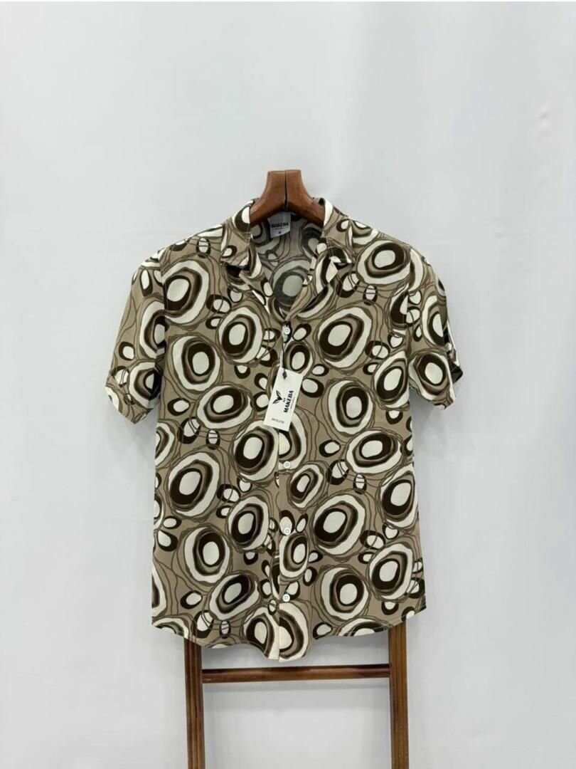 Chemise décontractée à motifs