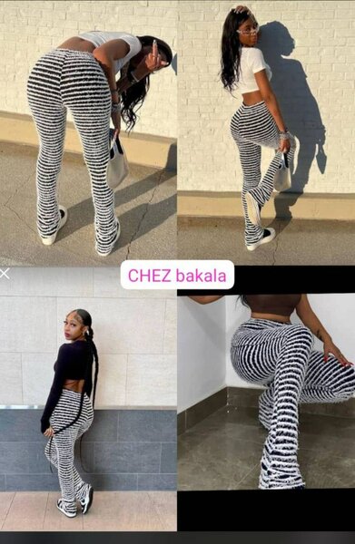 Pantalons zébrés élégants