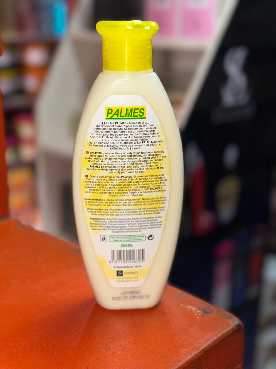 Lotion hydratante citron miel