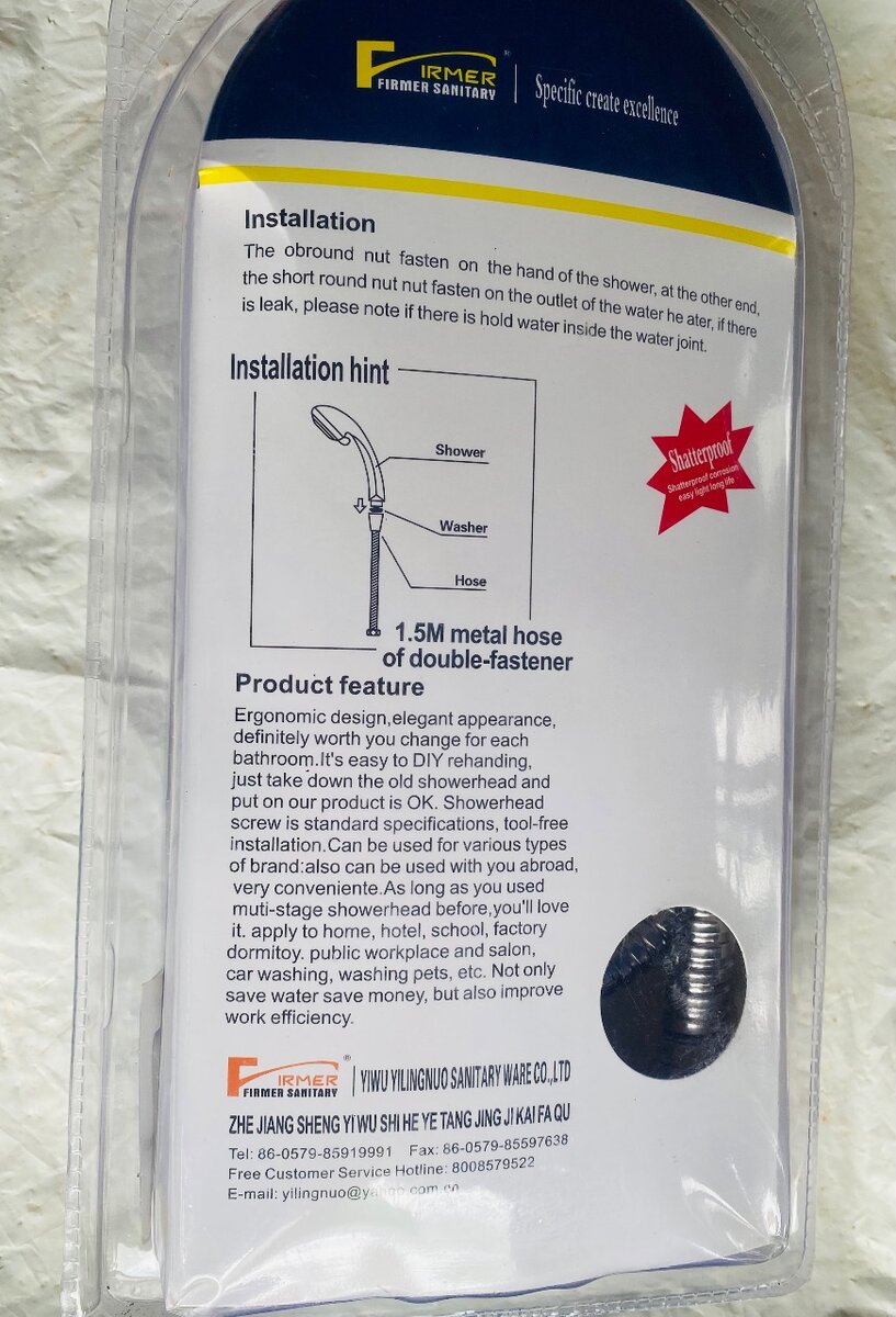 Douchette Massante 3-en-1 Spa