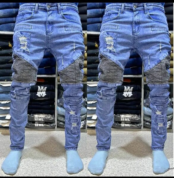Jeans déchirés homme