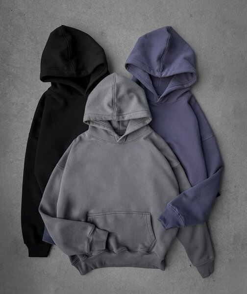 Unicolor Hoodies