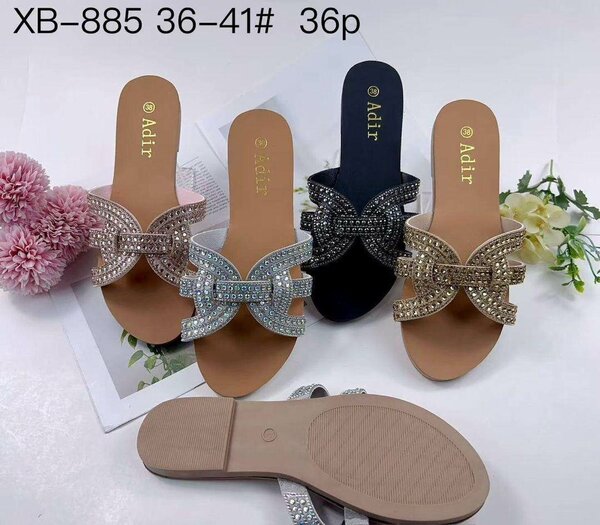 Sandales à strass élégantes Adir