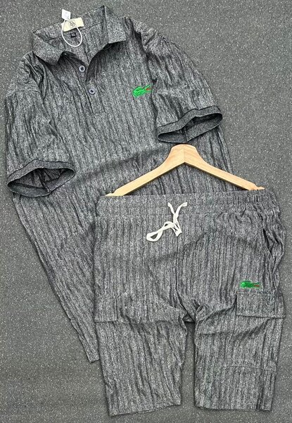 Ensemble de sport gris chiné