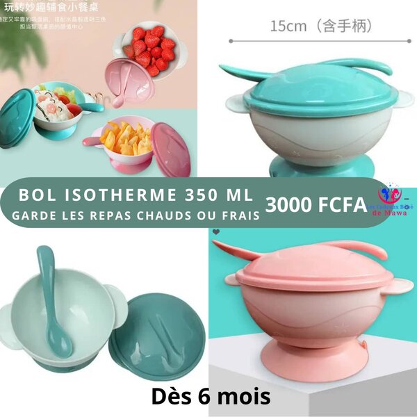 Bol Isotherme Bébé 350ml