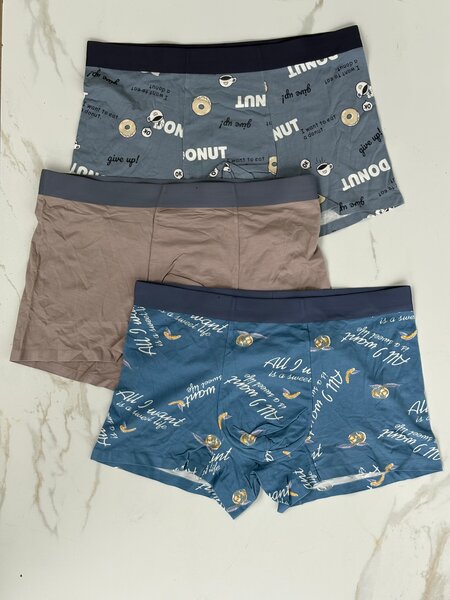 Boxers en coton imprimé