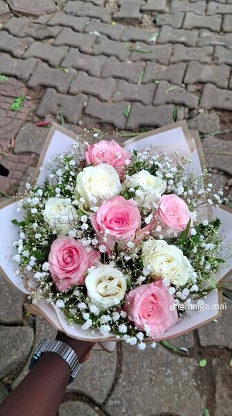 Bouquet de roses élégantes