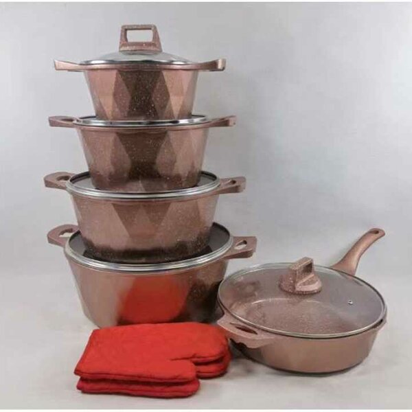Granite Non-Stick 10 pcs cookware set