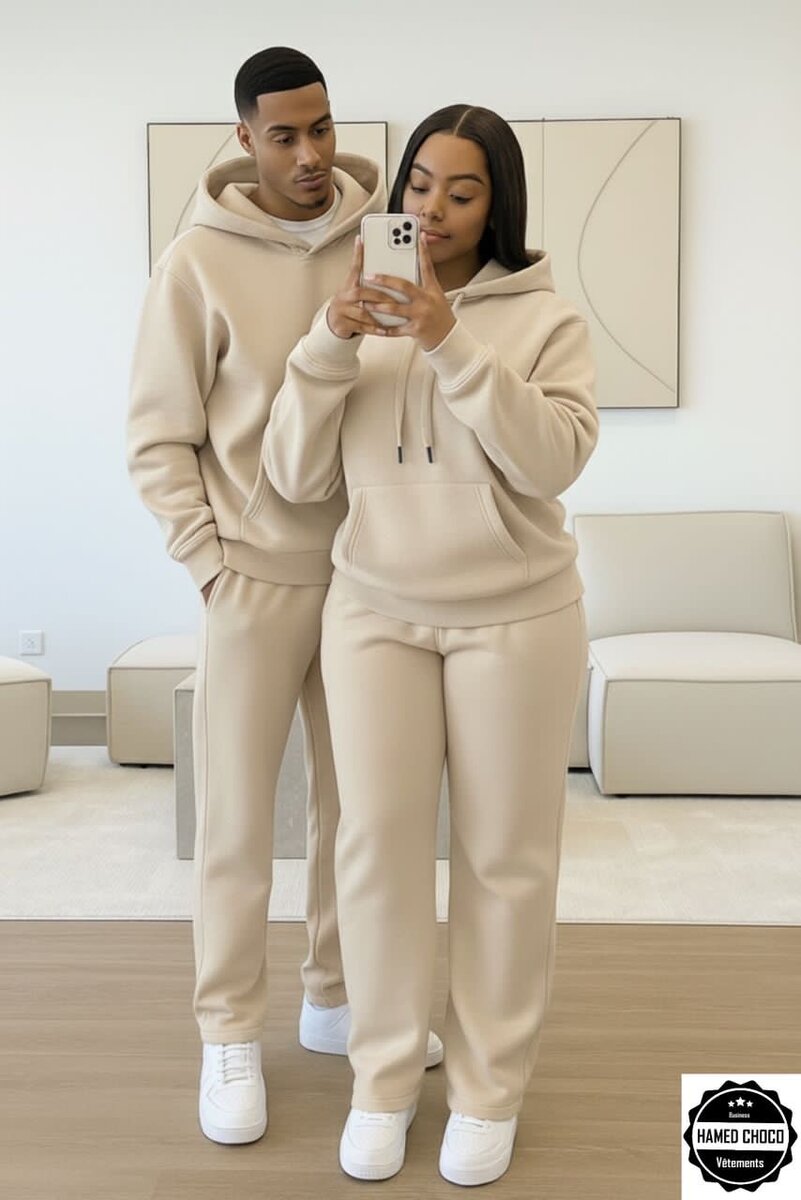Ensemble de survêtement unisexe confortable