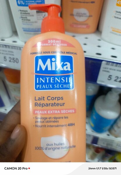 Lait Corps Réparateur Mika