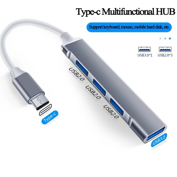 ADAPTATEUR TYPE-C VERS USB 3.0 PORTS