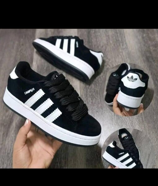 Chaussures Campus Adidas Homme Noir et Blanc