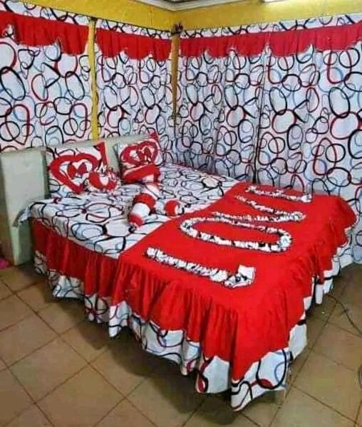 Ensemble literie motif floral