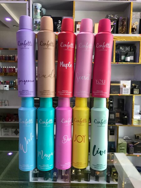 Confetti body spray for ladies