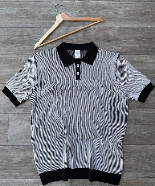 Chemise rétro à rayures