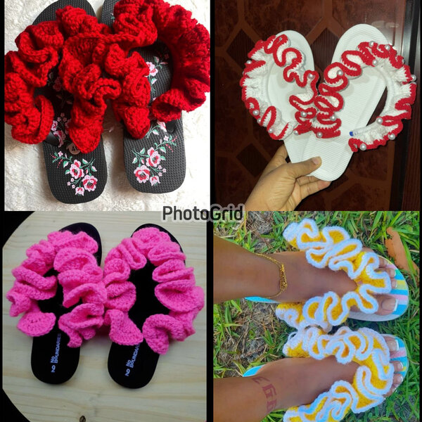 Sandales Tricotées Colorées