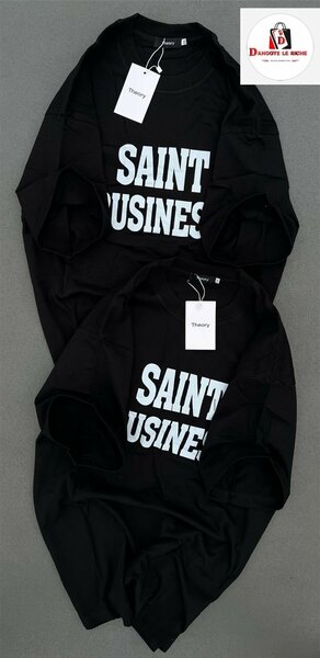 T-shirt noir "Saint Business"
