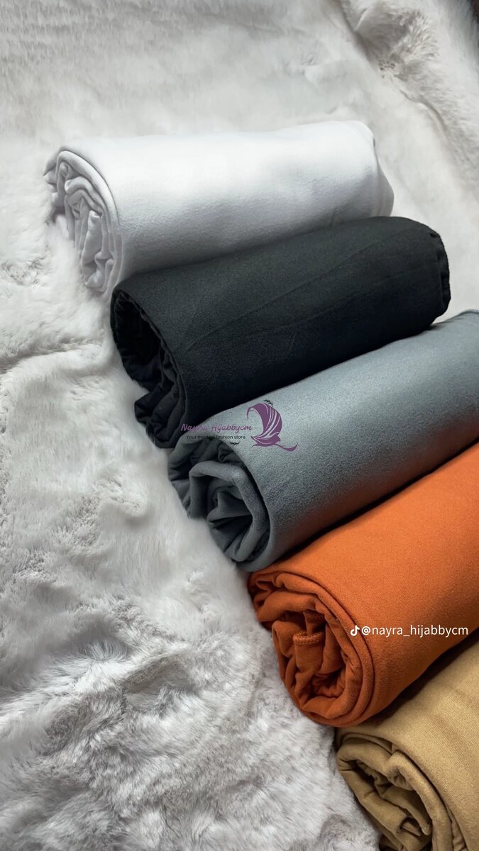 Foulards en coton doux multicolores