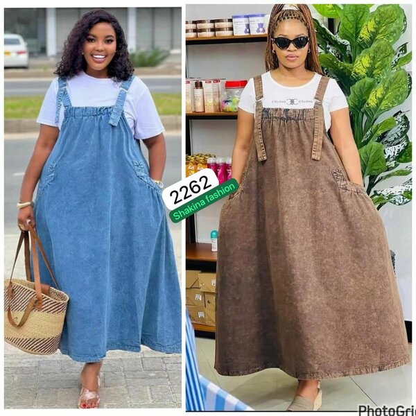 Robe salopette femme