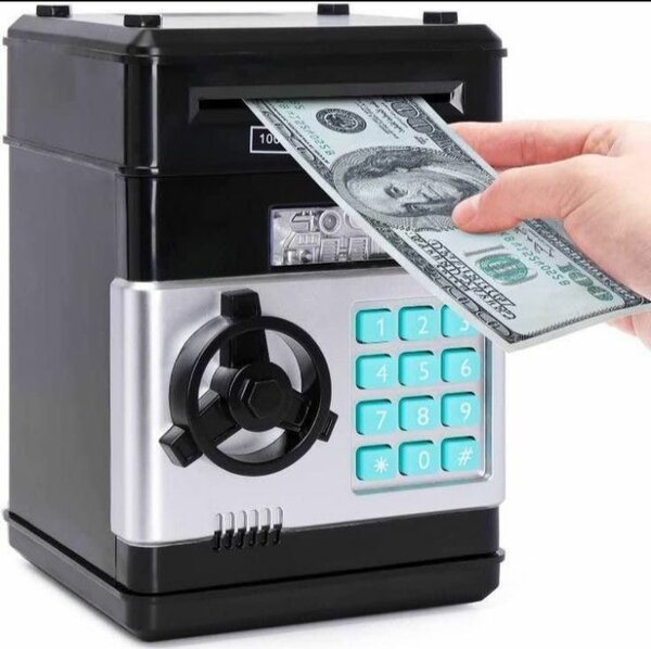 Tirelire électronique pour enfant avec mot de passe+ 3 piles