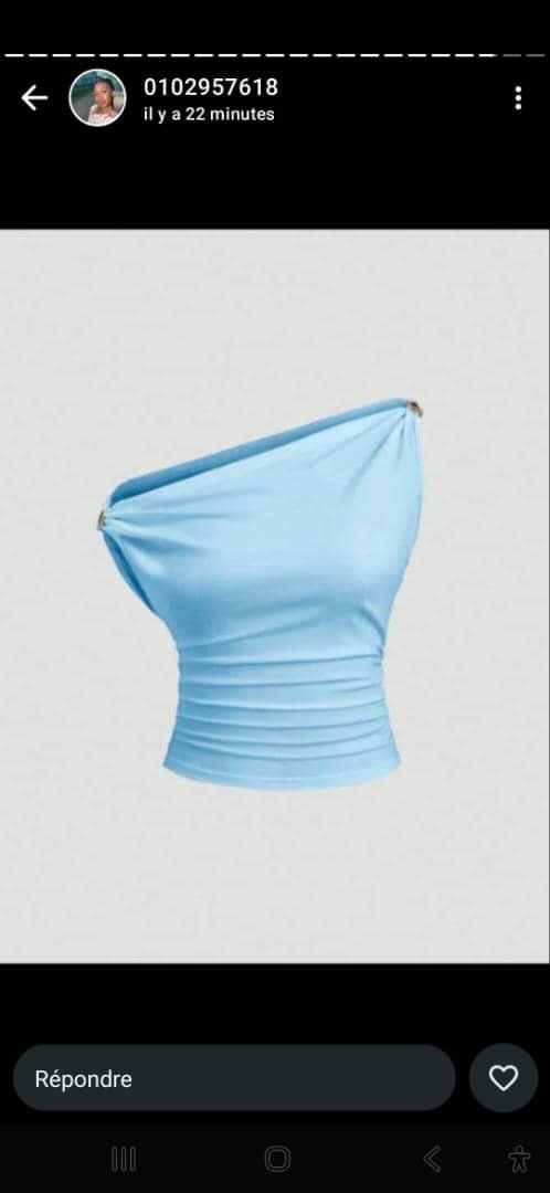 Top asymétrique tendance