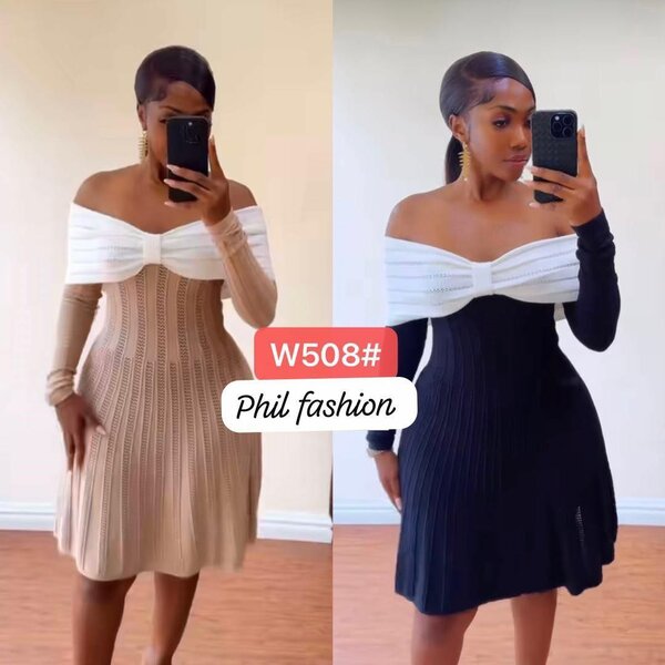 Women off shoulder dress