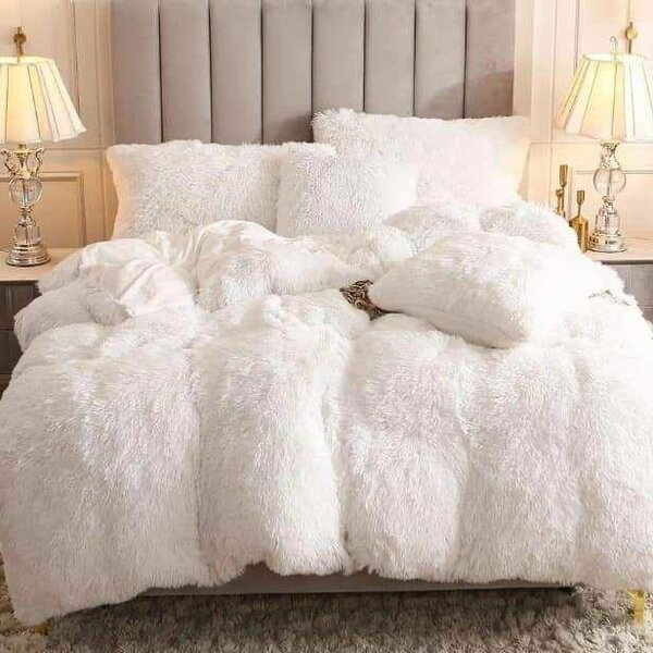 Fluffy duvet set