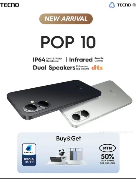 TECNO Pop 10 Smartphone