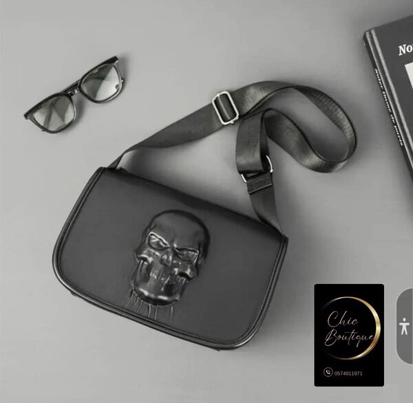 Sac à bandoulière crâne élégant