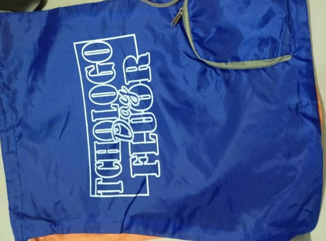 Sac à cordon coloré unisexe