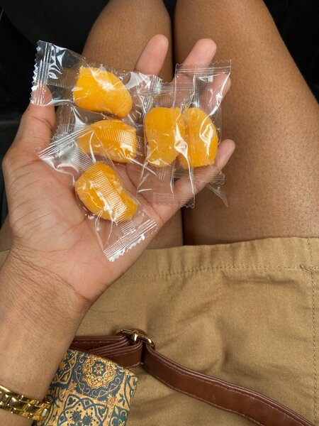 Bonbons effet mouillé