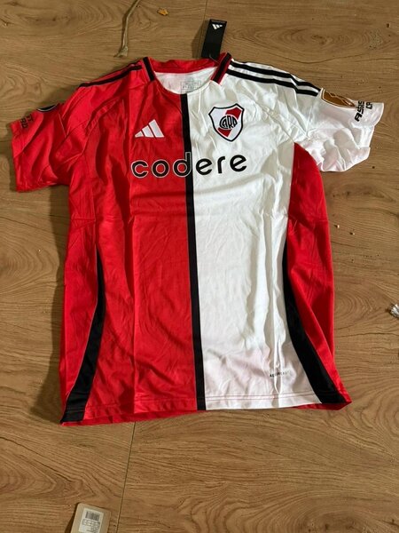 Maillot de foot Adidas River Plate rouge et blanc