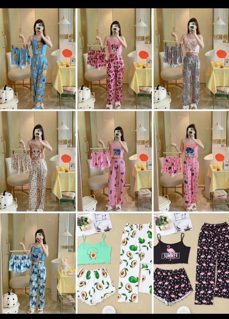 Pyjama femme imprimé