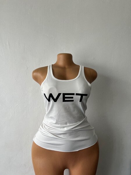 Wet tank top