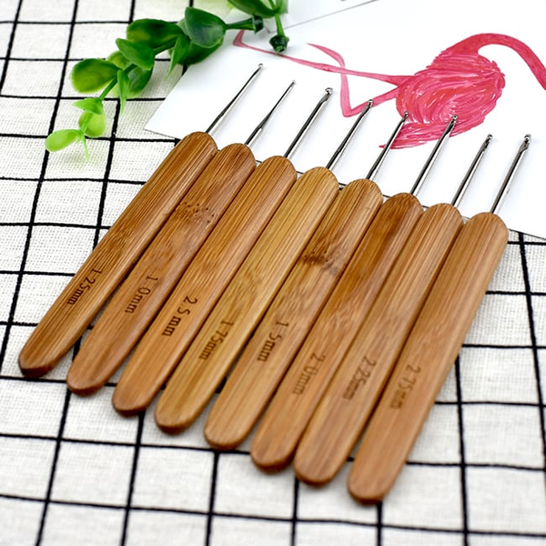 20pcs bamboo crochet set