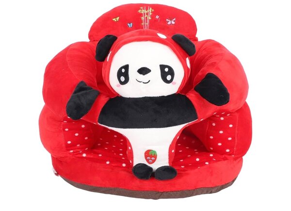 Chaise haute bébé panda rouge